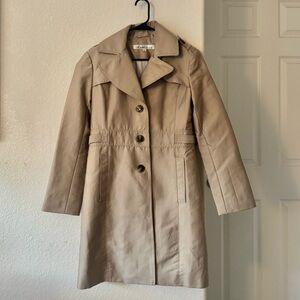 Kenneth Cole New York Beige Trench Coat